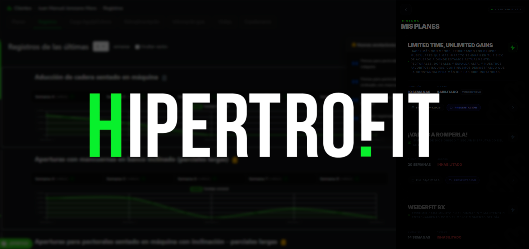 Captura del sitio Hipertro.fit