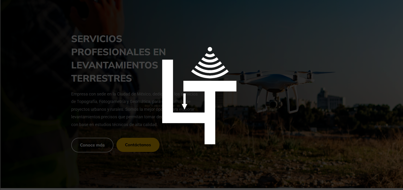 Captura del sitio Levater